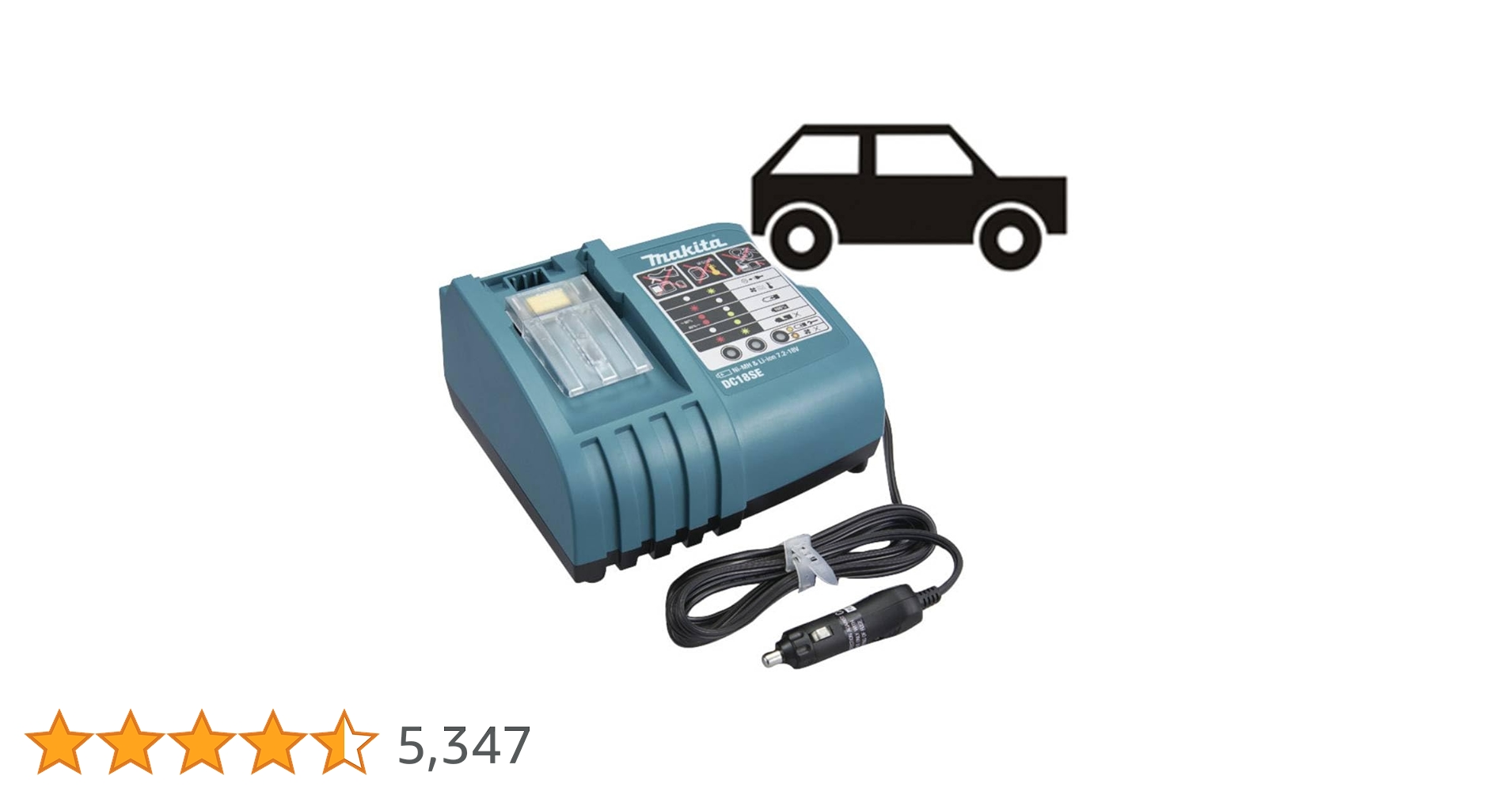 Amazon.co.jp: マキタ 自動車搭載用充電器DC18SE 18V/14.4V対応 6Ah